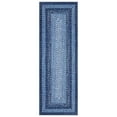 thumbnail image 2 of Geetinfly 2*8FT Area Rugs 2in*8in Runner Rug Braided Print Runner Rug Machine Washable Non Slip Bedroom Runner Rugs for Kitchen Hallway Laundry Room Navy Blue Navy, 2 of 7