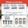 thumbnail image 4 of Disposable Chafing Dish Buffet Set - Large Full Size (33 pcs) – Catering Food Warmers with Half-Sized Serving Pans, Covers, Racks, Utensils & Fuel Cans - Perfect for Buffets, Parties & Food Serving, 4 of 6