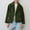#001-Army Green, variant on Women's Casual Wool Blend Coat - Long Sleeve Notched Lapel Button-Down Coat with Front Pockets - Solid Color Classic Outerwear for Autumn Winter