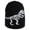 Black, variant on Jacquard Dinosaur Skeleton Knit Beanie - Warm Unique Winter Woolen Hat (Green, One Size)