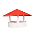 thumbnail image 3 of COOPHYA 1Pcs Couverture de Toit de Cheminée Capuchon de Pluie en PVC pour Usage Extérieur Simple, 3 of 5