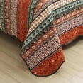 thumbnail image 5 of Colcha de algodón en la cama, manta de cama de dos piezas, colchas y cobertores de estilo bohemio, colchón, 3 uds., 5 of 5