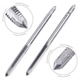 thumbnail image 2 of 2Pc Hss Standard Metric Thread Thread Tap Set-M16 Screw Tap Drill Bit Kit Silver Straight Flute Plug Tap Hand Tools Accessory M3, 2 of 9