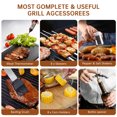 thumbnail image 5 of Cshidworld 30Pcs BBQ Accessories Grill Tools, Grilling Gifts for Men Dad, Heavy Duty Stainless Steel Barbecue Grill Accessories for Outdoor Grill with Aluminum Case, Barbecue Gifts for Christmas, 5 of 9