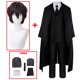 thumbnail image 1 of Disfraz de Cosplay de Anime Bungo Stray Dogs, Osamu Dazai, capa de gabardina negra, traje, ropa de fiesta de Navidad y Halloween, 1 of 4