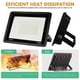 thumbnail image 2 of Lámpara de pared 220v blanca para jardín, led de alta calidad, duradera, para exteriores, salida de calor intercambiable, 20 W, lineal, I, blanca, 2 of 5
