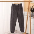 thumbnail image 2 of cfhntfmh Pajama Pants for Women Fuzzy Warm Fleece Elastic Waisted Lounge Pants Comfy Plush Sleepwear Pjs Bottoms, 2 of 4