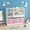 White+Pink, variant on 6 Tier Kids Wooden Bookshelf and Toy Storage, Multifunctional 4 Tier Wooden Kids Book Shelf with Bookcase Display Stand, Toddler BookRack Baby Bookcase for Nursery, Playroom and Classroom