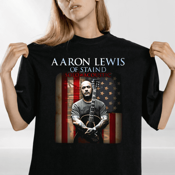 Aaron Lewis Concerts Graphic T-shirt Country Rock Music Fan Wear,for men and women up to 5XL