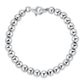 thumbnail image 2 of Bling Jewelry Womens Traditional Sterling Silver Bead Ball Strand Bracelet Multiple Sizes Available, 2 of 7