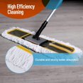 thumbnail image 4 of 24-inch commercial dust mop for floor cleaning, heavy-duty floor mop with 59-inch retractable long handle, suitable for hardwood floors, tiles, marble floors in hotels, gyms, RVs, warehouses, hospita, 4 of 4