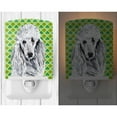 thumbnail image 2 of White Standard Poodle Lucky Shamrock St. Patricks Day Ceramic Night Light, 2 of 2