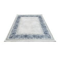 thumbnail image 2 of Dahlias Blue Geometric Acrylic Area Rugs for Living Room Jacquard Textured Modern Rugs Soft Geometric Rug for Bedroom Washable Rug Non-Slip Bohemian Carpet Perfect for Dining Room Office Beige, 2 of 6