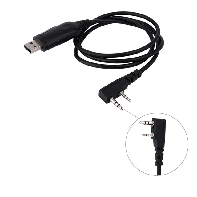 Cable de Programació USB, Cable de Programación Portátil UV 5R Radios de Plomo Walkie Talkie para Wanhua