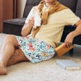 thumbnail image 5 of Sikiie Butterflies Mens Pajama Shorts, Lightweight Lounge Pant with Pockets Soft Sleep Pj Shorts for Men4X-Large, 5 of 6