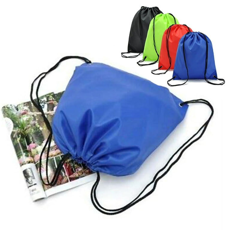 Outdoor Travel Polyester Cloth Dustproof Drawstring Bag Backpack Storage  Pouch, Using at the Beach Pool Sports Camping 