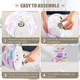 thumbnail image 4 of Table Lamps 3 Color 10 Way Dimmable LED Nightstand Lamp for Bedroom, Living Room, Home Office Pink and Purple Flowers Small, 4 of 7