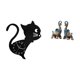 thumbnail image 5 of Reloj De Pared De Acrílico Moderno Con Diseño De Gato Y Elefante, Escultura Decorativa Para Sala De Estar, Escritorio, Estante, Hogar, Oficina, Arte Artesanal Coleccionable, 5 of 8
