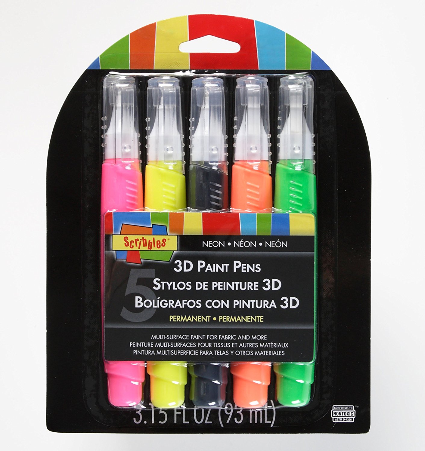 27791 Dimensional Fabric Paint Pen, 5 
