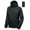 GRAY, variant on Men's Packable Rain Jacket Windbreaker Waterproof Lightweight Rain Coat with Hood for Golf Cycling Hiking Black S