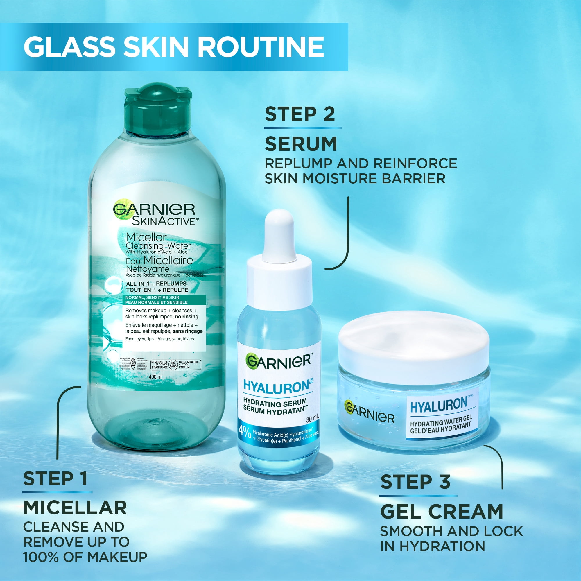 Garnier Hyaluronic Acid Face Serum With Aloe Vera, Replumping and Hydrating  - Walmart.ca