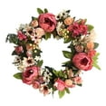 thumbnail image 1 of Guirnalda de Flores de Peonía Colcomx Cartel de Bienvenida Artificial 38cm, 1 of 7