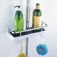 thumbnail image 4 of Estante de ducha ajustable montado en la pared, cesta de almacenamiento de cocina para baño, montado en manguera, carrito de ducha de metal a prueba de óxido, cómoda cómoda montada en la pared, 4 of 4