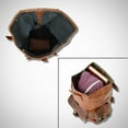 thumbnail image 6 of Madosh Genuine Leather Backpacks Hiking Rucksack Brown Camping Daypacks Travel Luggage Bag, 6 of 6
