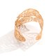 thumbnail image 1 of Pulsera De Hoja Vintage Para Mujer, Brazalete Ancho Con Forma De Hoja, Pieza Elegante Y Elegante, Material De Metal Resistente A La Oxidación Con Intrincado Patrón De Hojas, 1 of 5