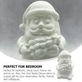 thumbnail image 3 of 1 Juego de figuras navideñas de Papá Noel sin pintar, bricolaje, vinilo en blanco, Papá Noel con pigmento, 3 of 6