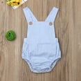 thumbnail image 4 of Franhais Baby One-pieces Cotton Romper Suspender Jumpsuits with Button Brief Casual Outfits, 4 of 6
