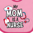 thumbnail image 4 of Inktastic My Mom is a Nurse Boys or Girls Baby Bib, 4 of 4