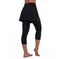 thumbnail image 3 of Patlollav Womens Casual Skirt Leggings Tennis Pants Sports Fitness Cropped Culottes, 3 of 5