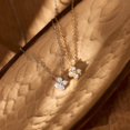 thumbnail image 4 of Mothers Day Gifts for Mom Dainty Gold Necklaces for Women Trendy Non Tarnish 14K Gold Plated Cubic Zirconia Necklace Layered Simple Cute Four Leaf Clover Choker Jewelry Birthday Gifts, 4 of 5