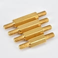 thumbnail image 4 of M3 H5.5xM4 Double-headed hexagonal copper Pillar Spacing Screws Threaded Standoff PCB Computer PC Motherboard Spacer 5Pcs-30Pcs, 4 of 4