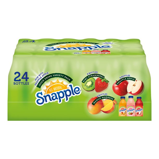 Snapple Juice Variety Pack (20 Ounce, 24 Pack)