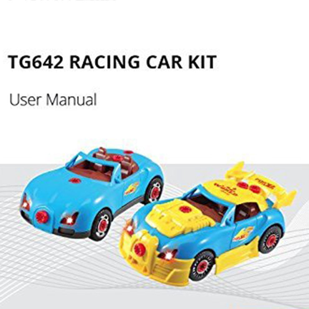 thinkgizmos take apart toy racing car