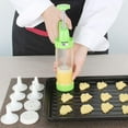 Super Shooter Cookie Dough Press Gun Removable Maker for Baking, Green