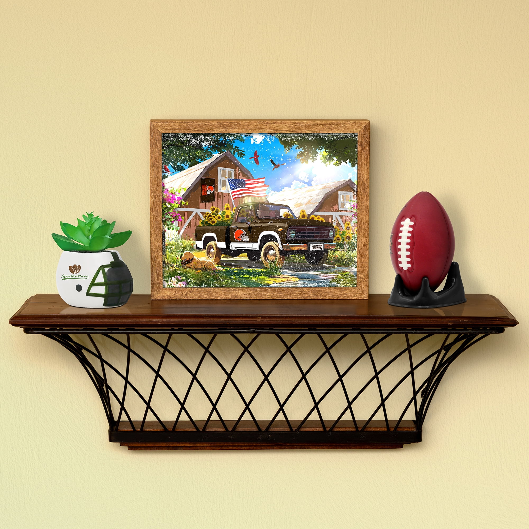 Cleveland Browns 12" x 11" Four Seasons LED Light Box