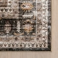 thumbnail image 5 of nuLOOM Davi Faded SplashGuard Machine Washable Area Rug, 8' x 10', Davi Dark Brown, 5 of 11