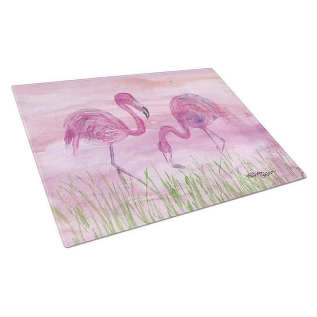 Carolines Treasures SC2018LCB Flamants Roses Planche à Découper en Verre - Grande
