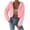 Light Pink, variant on Oversize Hoodies for Women Trendy Fuzzy Fleece Solid Cropped Zip Up Cardigan Slim Workout Hooded Sweatshirts