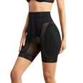 thumbnail image 4 of SWSMCLT Women's Padded Shapewear Shorts Gala Hook Butt Lifter Firm Body Shaper Trainer Fitted Basic Above Knee Black 18, 4 of 5
