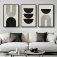 thumbnail image 2 of Neutral Singg Wall Art for Living Room, 3 Piece Modern Canvas Prints Paintings Artwork for Walls-Tan Beige Brown Minimalist Pictures for Living Room Hallway Bedroom Wall Decor, 2 of 6