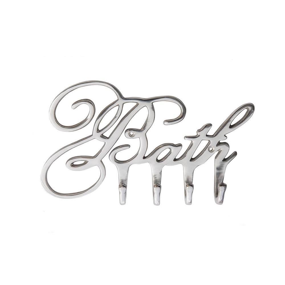 Decorative Bath Towel Hooks Bathroom Hanger by Comfify Aluminum Wall