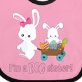 thumbnail image 4 of Inktastic I'm a Big Sister Girls Baby Bib, 4 of 4