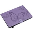 thumbnail image 6 of iPad Pro 11-inch 2018 Release Case, Allytech Embossed with Butterfly Series Folio Stand Wallet Case with Cards/Cash Holder [Apple Pencil Charging not Supported] for Apple Pad Pro 11" (2018), Purple, 6 of 7