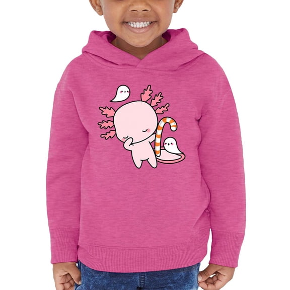 Cute Axolotl W Candy Hoodie Toddler -Image by Shutterstock, 4 Toddler