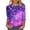 C Multicolor, variant on YUGYXL Women's 3/4 Length Sleeve Tshirts Plus Size Tops Trendy Sparkly Print Shirts Crew Neck Comfy Clothes Dressy Tunics Fit Blouse Going Out Tees