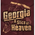 thumbnail image 2 of Georgia Slice of Heaven GA Pecan Pie Womens Slim Fit Graphic Tee Brisco Brands S, 2 of 2